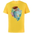 thumbnail image 1 of Disney The Little Mermaid Ariel Curious & Kind - Short Sleeve Cotton T-Shirt for Adults - Customized-Sunflower, 1 of 5