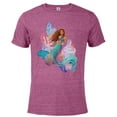 thumbnail image 1 of Disney The Little Mermaid Ariel Find Your Voice - Short Sleeve Blended T-Shirt for Adults - Customized-Berry Snow Heather, 1 of 5