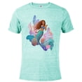 thumbnail image 1 of Disney The Little Mermaid Ariel Find Your Voice - Short Sleeve Blended T-Shirt for Adults - Customized-Celadon Snow Heather, 1 of 5