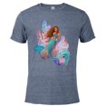 thumbnail image 1 of Disney The Little Mermaid Ariel Find Your Voice - Short Sleeve Blended T-Shirt for Adults - Customized-Denim Snow Heather, 1 of 5