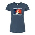 thumbnail image 1 of Disney The Little Mermaid - Ariel & Flounder - Telling Me Not to Worry - Juniors Fitted Graphic T-Shirt, 1 of 5