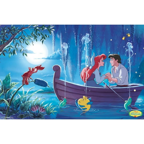 Disney The Little Mermaid - Ariel - Kiss The Girl Wall Poster, 22.375" x 34"