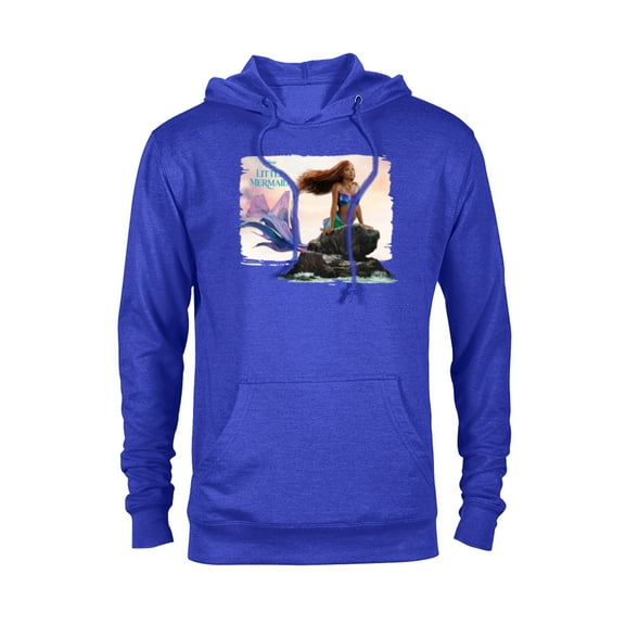 Disney The Little Mermaid Ariel Live-Action Movie Sea Rock - Pullover Hoodie for Adults - Customized-Royal