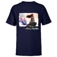 thumbnail image 1 of Disney The Little Mermaid Ariel Live-Action Movie Sea Rock - Short Sleeve T-Shirt for Kids - Customized-Navy, 1 of 5