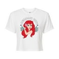 thumbnail image 1 of Disney The Little Mermaid - Ariel - Mermaid Chic - Juniors Cropped Cotton Blend T-Shirt, 1 of 5