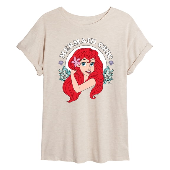 Disney The Little Mermaid - Ariel - Mermaid Chic - Juniors Ideal Flowy Muscle T-Shirt