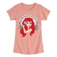 thumbnail image 1 of Disney The Little Mermaid - Ariel - Mermaid Chic - Toddler & Youth Girls Short Sleeve Graphic T-Shirt, 1 of 5