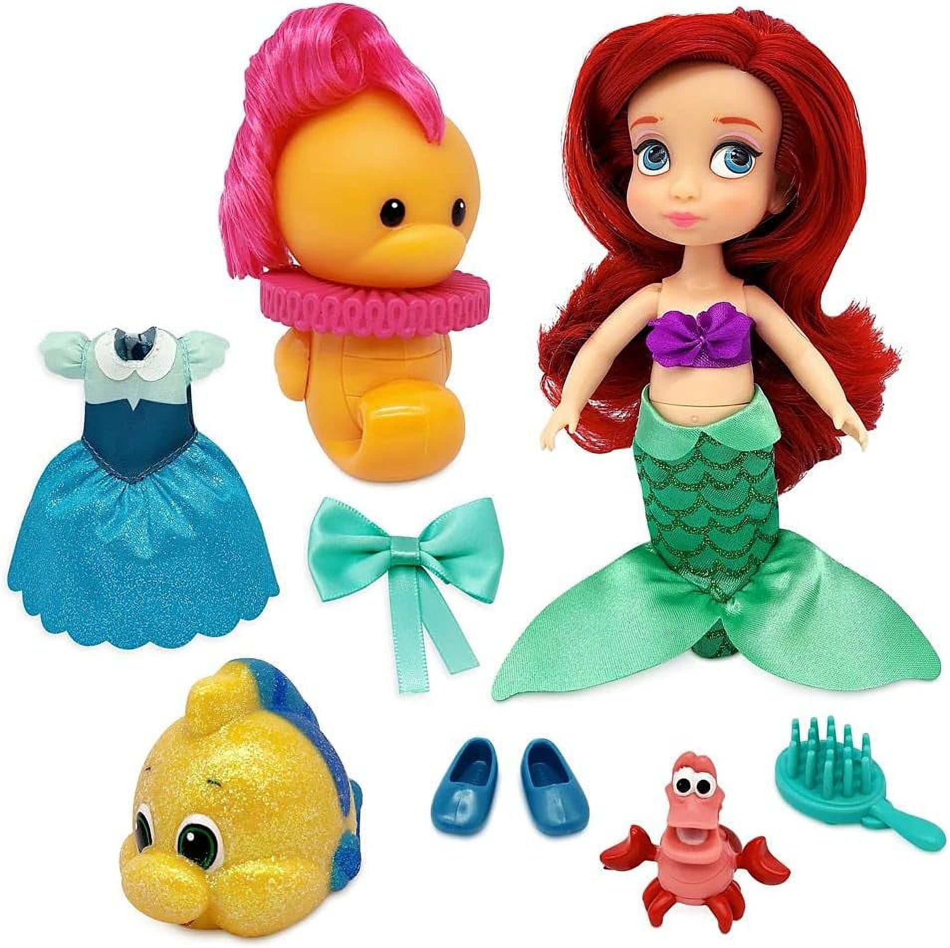 Disney The Little Mermaid Ariel Mini Doll Play Set, 5 in