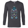 thumbnail image 1 of Disney The Little Mermaid Ariel Prince Eric Kiss The Girl - Long Sleeve T-Shirt for Men – Customized-Charcoal Heather, 1 of 5