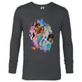 thumbnail image 1 of Disney The Little Mermaid Ariel Royal Ocean Family - Long Sleeve T-Shirt for Men - Customized-Charcoal Heather, 1 of 5