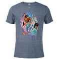 thumbnail image 1 of Disney The Little Mermaid Ariel Royal Ocean Family - Short Sleeve Blended T-Shirt for Adults - Customized-Denim Snow Heather, 1 of 5