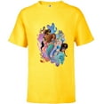 thumbnail image 1 of Disney The Little Mermaid Ariel Royal Ocean Family - Short Sleeve T-Shirt for Kids - Customized-Sunflower, 1 of 5