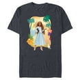 thumbnail image 1 of Disney The Little Mermaid Ariel & Scuttle Dry Land - Short Sleeve Blended T-Shirt for Adults - Customized-Navy Heather, 1 of 5