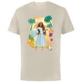 thumbnail image 1 of Disney The Little Mermaid Ariel & Scuttle Dry Land - Short Sleeve Cotton T-Shirt for Adults - Customized-Natural, 1 of 5