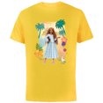 thumbnail image 1 of Disney The Little Mermaid Ariel & Scuttle Dry Land - Short Sleeve Cotton T-Shirt for Adults - Customized-Yellow, 1 of 5