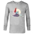 thumbnail image 1 of Disney The Little Mermaid Ariel Shore Dream T-Shirt - Long Sleeve T-Shirt for Men - Customized-Athletic Heather, 1 of 5