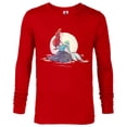 thumbnail image 1 of Disney The Little Mermaid Ariel Shore Dream T-Shirt - Long Sleeve T-Shirt for Men - Customized-New Red, 1 of 5
