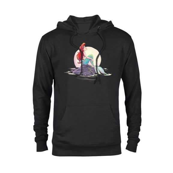Disney The Little Mermaid Ariel Shore Dream T-Shirt - Pullover Hoodie for Adults - Customized-Black