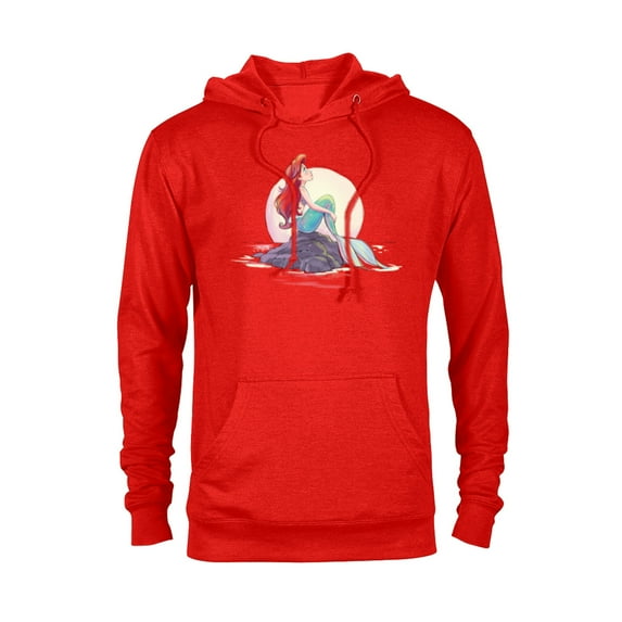 Disney The Little Mermaid Ariel Shore Dream T-Shirt - Pullover Hoodie for Adults - Customized-Red Heather