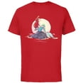 thumbnail image 1 of Disney The Little Mermaid Ariel Shore Dream T-Shirt - Short Sleeve Cotton T-Shirt for Adults - Customized-Red, 1 of 5