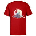 thumbnail image 1 of Disney The Little Mermaid Ariel Shore Dream T-Shirt - Short Sleeve T-Shirt for Kids - Customized-Red, 1 of 5