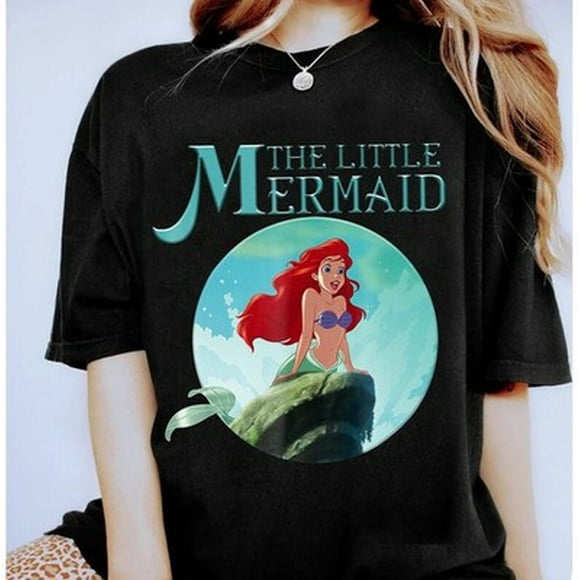 The Little Mermaid Ariel Splash Rock T-Shirt Unisex,S-5XL