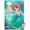 thumbnail image 1 of Disney The Little Mermaid - Ariel - Swimming Pose Wall Poster with Push Pins, 22.375" x 34", 1 of 3