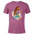 thumbnail image 1 of Disney The Little Mermaid Ariel Undersea Discovery - Short Sleeve Blended T-Shirt for Adults - Customized-Berry Snow Heather, 1 of 5