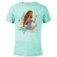 thumbnail image 1 of Disney The Little Mermaid Ariel Undersea Discovery - Short Sleeve Blended T-Shirt for Adults - Customized-Celadon Snow Heather, 1 of 5