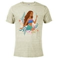 thumbnail image 1 of Disney The Little Mermaid Ariel Undersea Discovery - Short Sleeve Blended T-Shirt for Adults - Customized-Putty Snow Heather, 1 of 5
