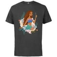 thumbnail image 1 of Disney The Little Mermaid Ariel Undersea Discovery - Short Sleeve Cotton T-Shirt for Adults - Customized-Charcoal Heather, 1 of 5