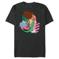 thumbnail image 1 of Disney The Little Mermaid Ariel and Flounder Find - Short Sleeve Blended T-Shirt for Adults - Customized-Dark Heather, 1 of 5