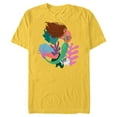 thumbnail image 1 of Disney The Little Mermaid Ariel and Flounder Find - Short Sleeve Blended T-Shirt for Adults - Customized-Yellow, 1 of 5
