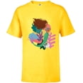 thumbnail image 1 of Disney The Little Mermaid Ariel and Flounder Find - Short Sleeve T-Shirt for Kids - Customized-Yellow, 1 of 5