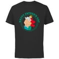 thumbnail image 1 of Disney The Little Mermaid Ariel and King Triton Father's Day - Short Sleeve Cotton T-Shirt for Adults - Customized-Black, 1 of 5