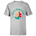 thumbnail image 1 of Disney The Little Mermaid Ariel and King Triton Father's Day - Short Sleeve T-Shirt for Kids - Customized-Athletic Heather, 1 of 5