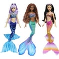 thumbnail image 1 of Disney The Little Mermaid Ariel and Sisters Doll Set with 3 Fashion Mermaid Dolls, 1 of 6