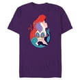 thumbnail image 1 of Disney The Little Mermaid Ariel and Ursula - Short Sleeve Blended T-Shirt for Adults - Customized-Purple, 1 of 5
