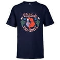 thumbnail image 1 of Disney The Little Mermaid Ariel and Ursula Unlock the Spell - Short Sleeve T-Shirt for Kids - Customized-Navy, 1 of 5