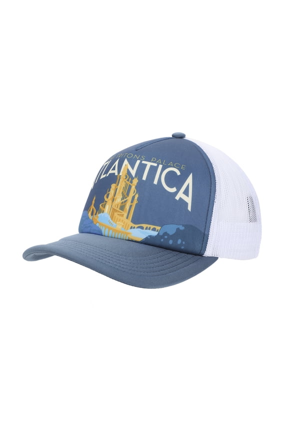 Disney The Little Mermaid Atlantica Blue Foam Trucker Hat