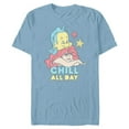thumbnail image 1 of Disney The Little Mermaid Chill All Day - Short Sleeve Blended T-Shirt for Adults - Customized-Ocean Blue, 1 of 5