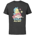 thumbnail image 1 of Disney The Little Mermaid Chill All Day - Short Sleeve Cotton T-Shirt for Adults - Customized-Charcoal, 1 of 5