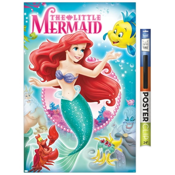 Disney The Little Mermaid - Cover Wall Poster, 22.375" x 34"