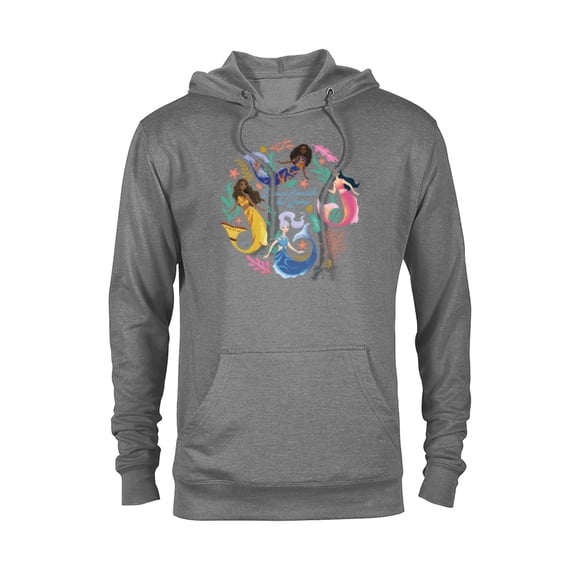 Disney The Little Mermaid Dance Beneath the Waves - Pullover Hoodie for Adults - Customized-Athletic Heather