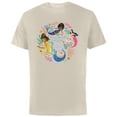 thumbnail image 1 of Disney The Little Mermaid Dance Beneath the Waves - Short Sleeve Cotton T-Shirt for Adults - Customized-Natural, 1 of 5