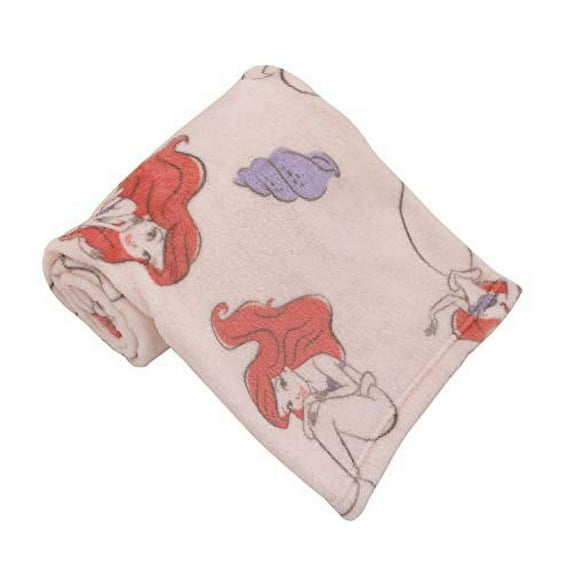 Disney The Little Mermaid French Fiber Baby Blanket