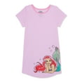 thumbnail image 1 of Disney The Little Mermaid Girls Ariel Short Sleeve Nightgown, Sizes 4-12, 1 of 3