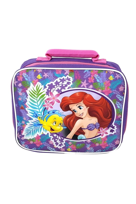 The Little Mermaid Insulated Lunch Bag Princess Ariel Flounder