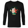 thumbnail image 1 of Disney The Little Mermaid King Triton & Ariel Father’s Day - Long Sleeve T-Shirt for Men - Customized-Black, 1 of 5