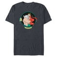 thumbnail image 1 of Disney The Little Mermaid King Triton & Ariel Father’s Day - Short Sleeve Blended T-Shirt for Adults - Customized-Navy Heather, 1 of 5
